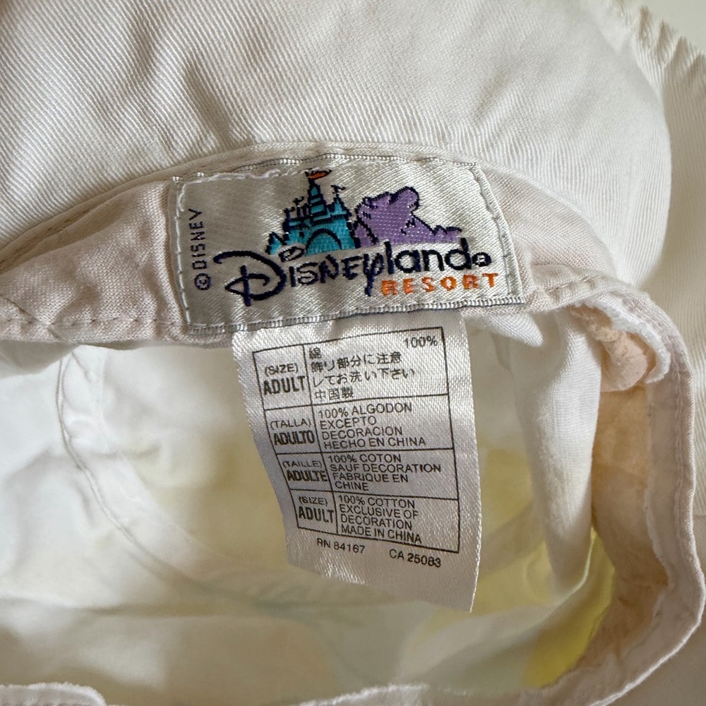 Disneyland Vintage Disney Tinkerbell Bow Adult Bucket Hat - Picture 3 of 3